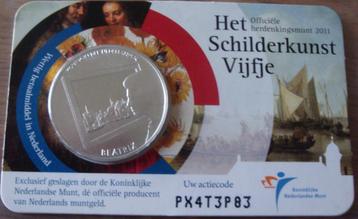 Coincard 5 euro Schilderkunst in UNC kwaliteit 2011 beschikbaar voor biedingen