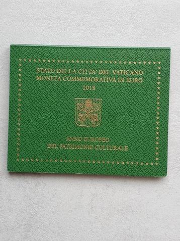 2 euro 2018 Vaticaan - Cultureel Erfgoed - Bu Blister beschikbaar voor biedingen