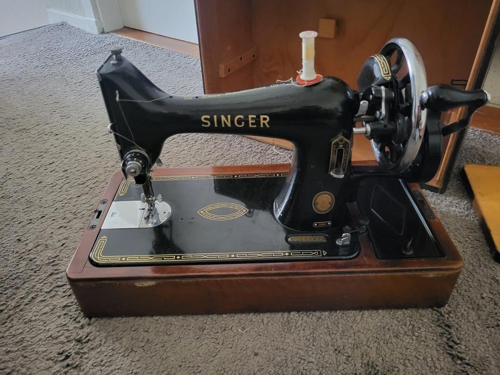 Antieke singer naaimachine jaren 50, Ophalen of Verzenden