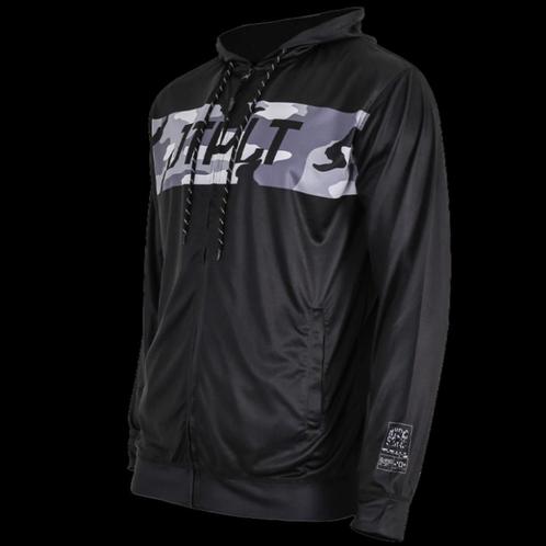 Jetpilot Rashie RX LS Front Zip Hooded - Black Maat S, Watersport en Boten, Watersportkleding, Nieuw, Overige typen, Heer, Ophalen of Verzenden