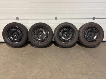 15" dunlop winterbanden st. 5 x 100 vw polo, ibiza, fabia .. beschikbaar voor biedingen