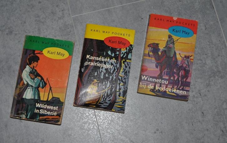 Karl May Pockets 11 - 29 en 48, Boeken, Kinderboeken | Jeugd | 13 jaar en ouder, Gelezen, Ophalen of Verzenden