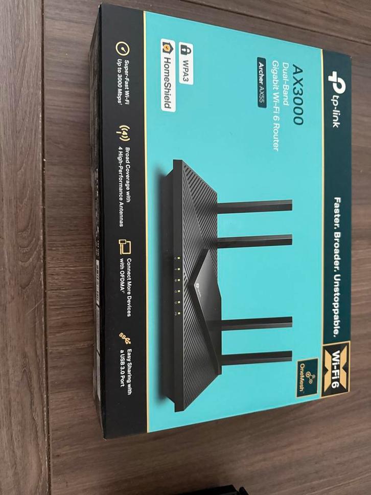 Tp-Link Archer AX55 AX3000 Router, Computers en Software, Routers en Modems, Gebruikt, Router, Ophalen of Verzenden