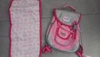 Baby born rugzak met verschonings matje 2x beschikbaar, Ophalen of Verzenden, Zo goed als nieuw, Babypop