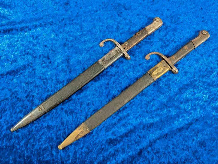 Twee M1908 bajonetten in goede staat, Verzamelen, Militaria | Tweede Wereldoorlog, Ophalen of Verzenden