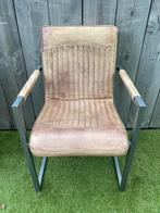 Mooie stoel buffelleer, Huis en Inrichting, Stoelen, Ophalen, Gebruikt, Bruin, Leer