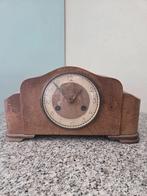 Vintage Debois mantelklok met houten behuizing, Ophalen of Verzenden
