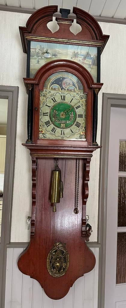 Mooie grote friese antieke staartklok, Ophalen
