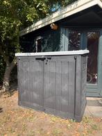 Containerberging / tuinkast, Tuin en Terras, Bergingen en Tuinkasten, Ophalen, Zo goed als nieuw, Kunststof