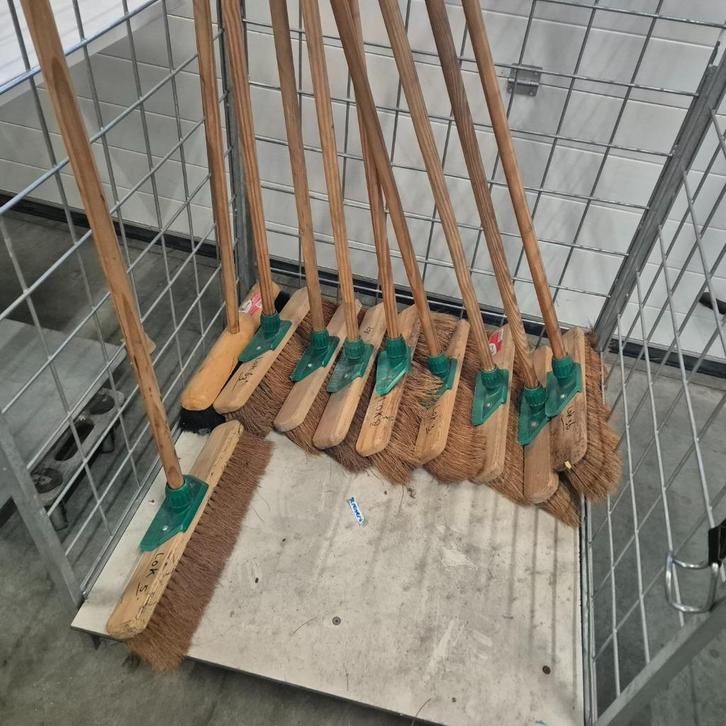 Zachte bezem, Tuin en Terras, Hand-tuingereedschap, Gebruikt, Bezem, Ophalen