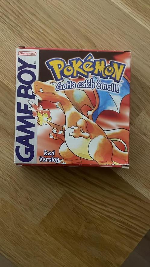Pokémon Red (Game Boy) - met Doos, Spelcomputers en Games, Games | Nintendo Game Boy, Gebruikt, Role Playing Game (Rpg), 1 speler