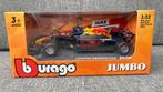Burago 1:32 Max Verstappen 2017 Red Bull RB 33 JUMBO, Ophalen of Verzenden, Nieuw, Auto