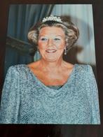 Koningin  Beatrix, Verzamelen, Koninklijk Huis en Royalty, Ophalen of Verzenden, Zo goed als nieuw, Nederland, Kaart, Foto of Prent