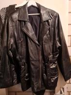 Lerenjas bikersjas halflang M/L, Ophalen of Verzenden, Zo goed als nieuw, Zwart