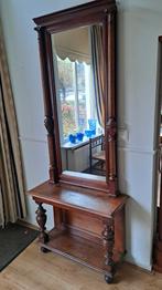 Antieke halspiegel, Ophalen, Rechthoekig, Minder dan 50 cm