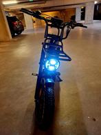 Ouxi C80 Fatbike Shiny Black, Fietsen en Brommers, Elektrische fietsen, Nieuw, 47 tot 51 cm, 50 km per accu of meer, Ophalen