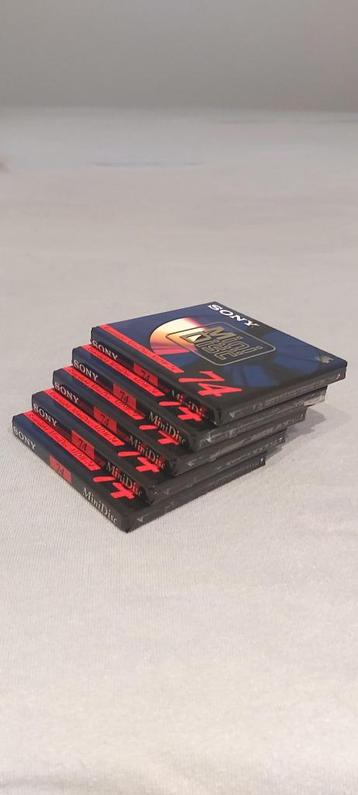 NEW > 5x MiniDisc Sony MDW 74 Min beschikbaar voor biedingen
