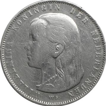 Nederland 1 gulden 1892 (DER, zilver) beschikbaar voor biedingen