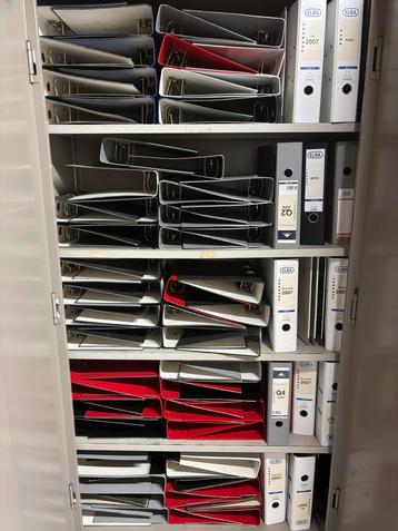 Partij Gebruikte Ordners - 100 stuks beschikbaar voor biedingen