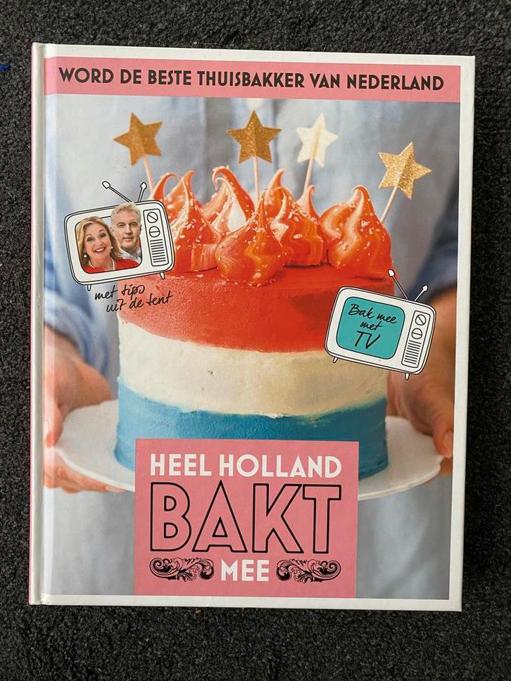 Heel Holland Bakt Mee - Bakboek, Boeken, Kookboeken, Zo goed als nieuw, Taart, Gebak en Desserts, Nederland en België, Gezond koken