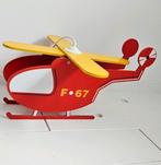 Houten helikopter lamp, Ophalen of Verzenden, Zo goed als nieuw, Kinderen, Minder dan 50 cm