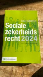 Basisboek Socialezekerheidsrecht 2024, Ophalen of Verzenden, Zo goed als nieuw, HBO, Wolters Kluwer