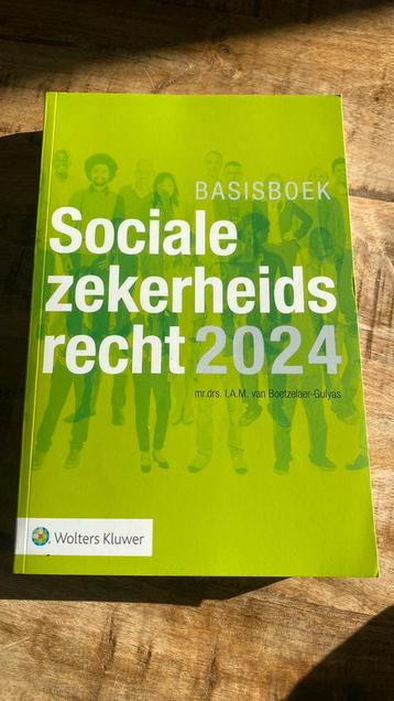 Basisboek Socialezekerheidsrecht 2024 beschikbaar voor biedingen