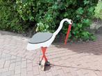 Geboorte Bord.   Ooievaar., Ophalen, Gebruikt, Geboortebord