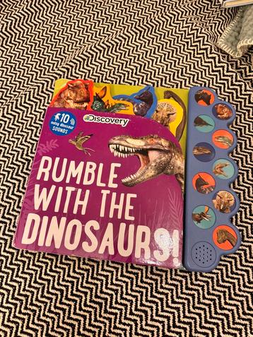 Rumble with the Dinosaurs - Kinderboek met Geluid beschikbaar voor biedingen