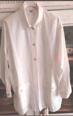 Witte rechtvallende wafeltjesstof blouse van TRU 44, Verzenden, Wit, Maat 42/44 (L), Zo goed als nieuw