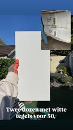 Witte tegels, Doe-het-zelf en Verbouw, Tegels, Ophalen, Nieuw, Minder dan 5 m², 20 tot 40 cm