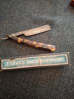 Antiek Ellavas Scheermes met Doos, Ophalen of Verzenden
