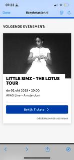 1 x Little Simz ticket Amsterdam (2 oktober, Afas Live), Tickets en Kaartjes, Eén persoon, Overige soorten