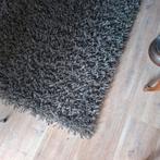 Vloerkleed 170 x 240 donker grijs / zwart glans, Ophalen, 150 tot 200 cm, 200 cm of meer, Grijs
