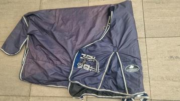 Waterdichte outdoordeken 200 gram blauw. Maat: 135/185 beschikbaar voor biedingen