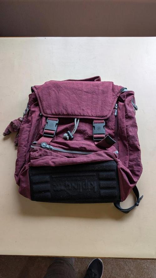 Mooie Kipling rugzak, kleur fuchsia, Sieraden, Tassen en Uiterlijk, Tassen | Rugtassen, Gebruikt, Kipling, Ophalen of Verzenden