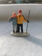 Lemax figurine stel skiërs, Diversen, Ophalen of Verzenden, Gebruikt