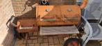 Zware zelfbouw BBQ smoker van 8mm staal, Ophalen, Gebruikt, Zelfbouw