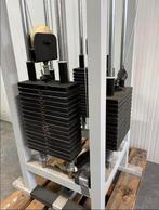 Old school 4 stack multistation/ pulley/ pulldown Grey, Sport en Fitness, Overige typen, Gebruikt, Ophalen of Verzenden