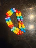 Regenboog Kralen Armband, Sieraden, Tassen en Uiterlijk, Armbanden, Overige kleuren, Kunststof of Plastic, Nieuw, Ophalen of Verzenden