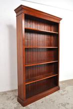 Antieke notenhouten boekenkast kast 1880-1890, Ophalen of Verzenden, Gebruikt
