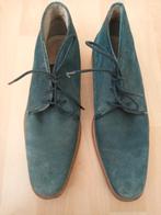 Petrol blauwe halfhoge veterschoenen maat 43, suede, leren v, Kleding | Heren, Schoenen, Blauw, Ophalen of Verzenden, Zo goed als nieuw