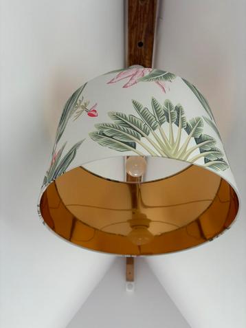 Prachtige witte hanglamp met bloemen 44 cm beschikbaar voor biedingen