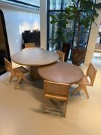 3 ronde design tafels van Bieke Casteleyn, Huis en Inrichting, Tafels | Eettafels, Ophalen, Overige materialen, 50 tot 100 cm