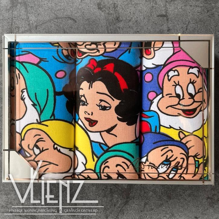 Vintage, retro Winkler zakdoeken Disney, Sneeuwwitje katoen, Verzamelen, Retro, Persoonlijke verzorging, Ophalen of Verzenden