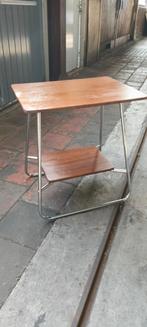 Vintage, Bauhaus stijl, bijzettafel, Ophalen of Verzenden