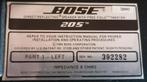 Bose 205 Speakers, Ophalen, Zo goed als nieuw, Bose, Minder dan 60 watt