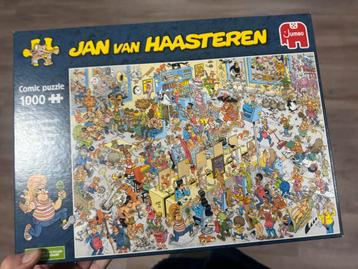 Jan van Haasteren - Bij de Kapper - 1000 Stukjes beschikbaar voor biedingen