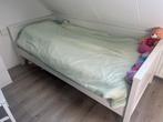 1persoons bed 90x200, Huis en Inrichting, Ophalen, 90 cm, Eenpersoons, Wit