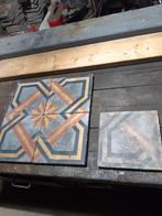 Antieke tegels.pm 1880.mooi patroon.Afm 2525 dik 25 mm, Doe-het-zelf en Verbouw, Tegels, Ophalen of Verzenden